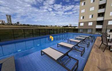 Imagem: O apartamento possui 2 Dormitórios, 1 Banheiro, 1 Vaga na garagem