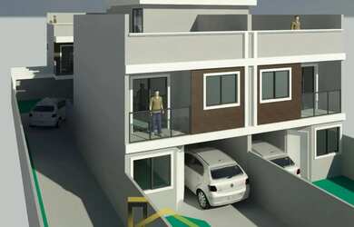 Imagem: A casa possui 3 Dormitórios, 3 Banheiros, 1 Vaga na garagem