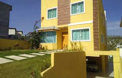 Imagem: A casa em condomínio possui 4 Dormitórios, 5 Banheiros, 4