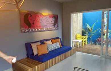 Imagem: A casa em condomínio possui 2 Dormitórios, 2 Banheiros, 3