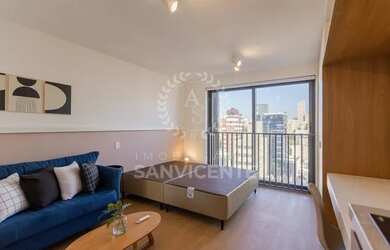 Imagem: O studio possui 1 Dormitório, 1 Banheiro, 24m² de Área, Imóvel