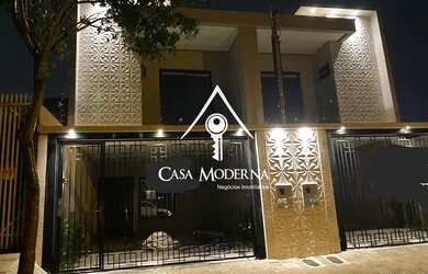 Imagem: A casa possui 2 Dormitórios, 2 Banheiros, 2 Vagas na garagem