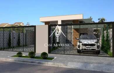 Imagem: A casa possui 2 Dormitórios, 2 Banheiros, 2 Vagas na garagem