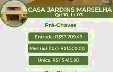 Imagem: A casa em condomínio possui 3 Dormitórios, 4 Banheiros, 2