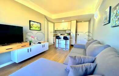 Imagem: O studio possui 1 Dormitório, 1 Banheiro, 1 Vaga na garagem