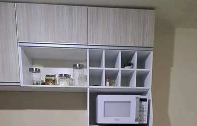 Imagem: O apartamento possui 3 Dormitórios, 1 Banheiro, 1 Vaga na garagem