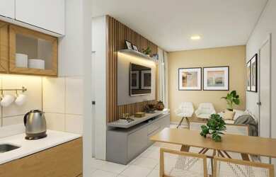 Imagem 3: 075 Setai Condomínio fechado no Turu apartamentos de 2 quartos 44m² com laer completo