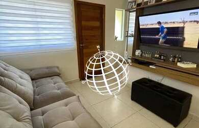 Imagem: A casa em condomínio possui 2 Dormitórios, 2 Banheiros, 2