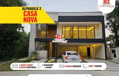 Imagem: Alphaville 2 Manaus / Casa Ponta Negra com 5 quartos sendo 4