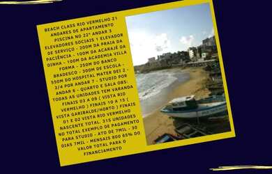 Imagem 4: Apartamento para venda possui 37 metros quadrados com 1 quarto em Rio Vermelho - Salvador