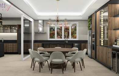 Imagem 8: CASA EM CONDOMÍNIO. Piscina, Churrasqueira, 523m² de Áreae3 Vagas na...