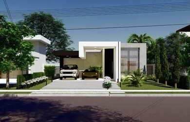 Imagem: A casa em condomínio possui 3 Dormitórios, 4 Banheiros, 4