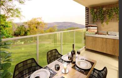 Imagem: O apartamento possui 2 Dormitórios, 2 Banheiros, 1 Vaga na