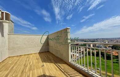 Imagem: O apartamento na cobertura possui 3 Dormitórios, 4 Banheiros