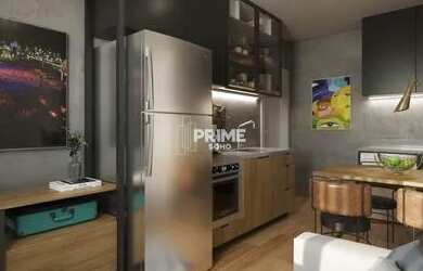 Imagem: A kitnet possui 1 Dormitório, 1 Banheiro, 19m² de Área e