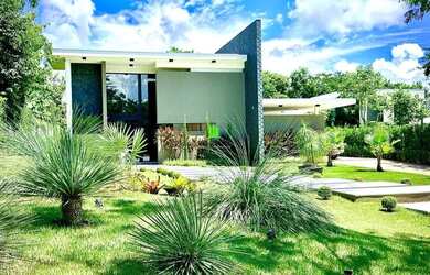 Imagem: A casa em condomínio possui 4 Dormitórios, 5 Banheiros, 4