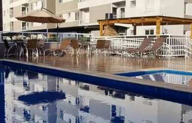 Imagem: O apartamento possui 2 Dormitórios, 1 Banheiro, 1 Vaga na garagem