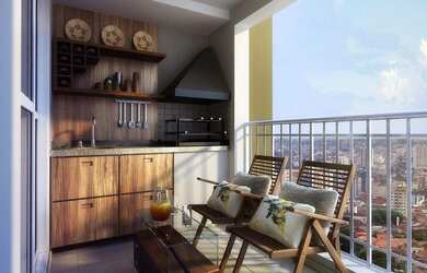 Imagem: O apartamento possui 2 Dormitórios, 2 Banheiros, 2 Vagas na