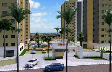 Imagem: O apartamento possui 2 Dormitórios, 2 Banheiros, 1 Vaga na