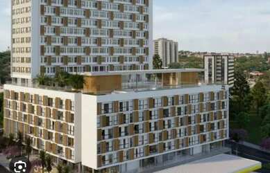 Imagem: A kitnet possui 1 Dormitório, 1 Banheiro, 1 Vaga na garagem