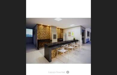 Imagem: O apartamento possui 2 Dormitórios, 1 Banheiro, 1 Vaga na garagem