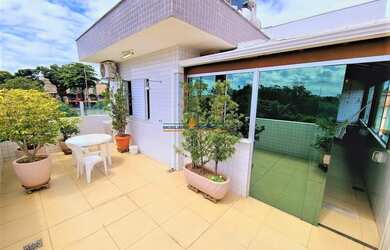 Imagem: O apartamento na cobertura possui 4 Dormitórios, 3 Banheiros