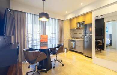 Imagem 1: Lindo flat mobiliado disponível para locação com uma localização privilegiada no bairro do