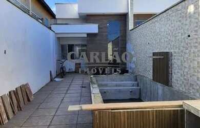 Imagem: A casa possui 3 Dormitórios, 1 Banheiro, 3 Vagas na garagem