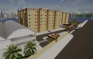 Imagem: O apartamento possui 2 Dormitórios, 1 Banheiro, 2 Vagas na