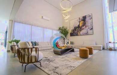 Imagem: A casa em condomínio possui 4 Dormitórios, 5 Banheiros, 5