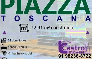 Imagem: O apartamento possui 2 Dormitórios, 2 Banheiros, 1 Vaga na