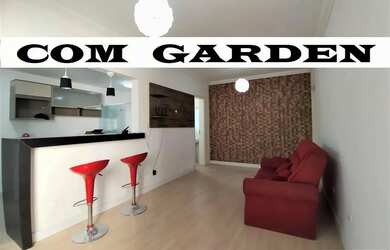 Imagem: O apartamento possui 2 Dormitórios, 1 Banheiro, 1 Vaga na garagem