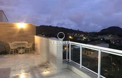 Imagem: O apartamento na cobertura possui 3 Dormitórios, 5 Banheiros