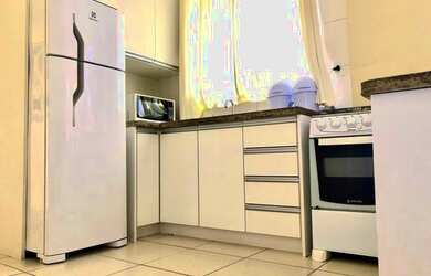 Imagem: O apartamento possui 1 Dormitório, 1 Vaga na garagem e está