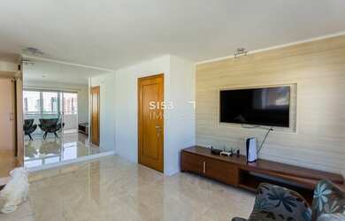 Imagem: O apartamento na cobertura possui 3 Dormitórios, 5 Banheiros