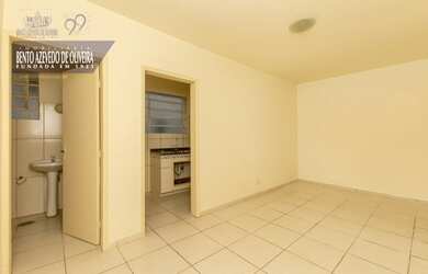 Imagem: A kitnet possui 1 Dormitório, 1 Banheiro, 25m² de Área e