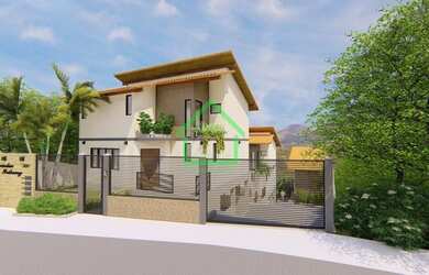 Imagem: A casa possui 3 Dormitórios, 3 Banheiros, 2 Vagas na garagem