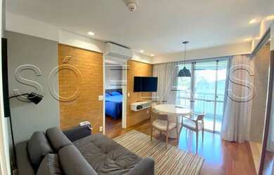 Imagem 1: Venha conhecer esse flat disponível para locação próximo da Av. Paulista e Shopping Paulis