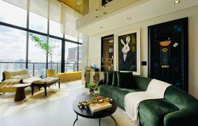 Imagem: O apartamento na cobertura possui 3 Dormitórios, 5 Banheiros