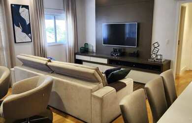 Imagem: O apartamento possui 2 Dormitórios, 3 Banheiros, 2 Vagas na