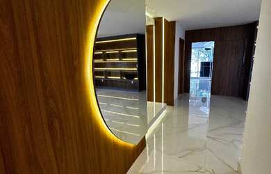 Imagem: A casa em condomínio possui 5 Dormitórios, 5 Banheiros, 4