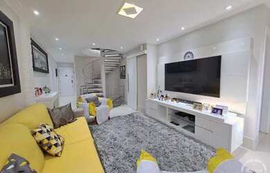 Imagem: O apartamento na cobertura possui 2 Dormitórios, 2 Banheiros