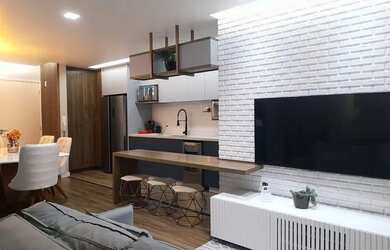 Imagem: O apartamento possui 3 Dormitórios, 2 Banheiros, 2 Vagas na