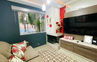 Imagem: A casa em condomínio possui 3 Dormitórios, 2 Banheiros, 1