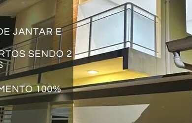 Imagem: A casa em condomínio possui 3 Dormitórios, 2 Banheiros, 1