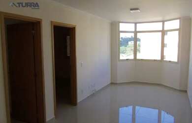 Imagem: O apartamento possui 1 Dormitório, 1 Banheiro, 1 Vaga na garagem