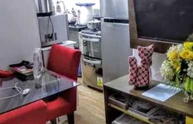 Imagem: A kitnet possui 1 Dormitório, 1 Banheiro, 37m² de Área e