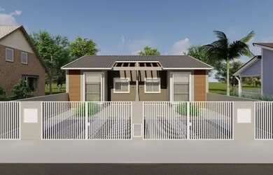 Imagem: A casa possui 2 Dormitórios, 2 Banheiros, 1 Vaga na garagem