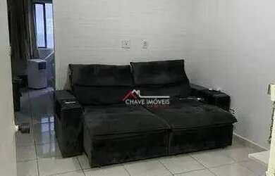 Imagem: O apartamento possui 1 Dormitório, 1 Banheiro, 1 Vaga na garagem