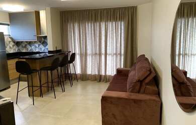 Imagem: O studio possui 1 Dormitório, 1 Banheiro, 1 Vaga na garagem